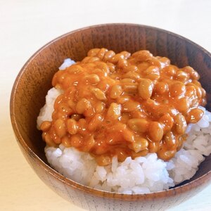 ピリ辛　コチュジャン納豆ご飯